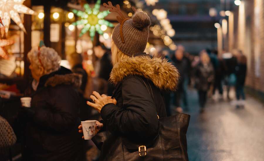 Christmas Market on Malaya Sadovaya and Manezhnaia Square