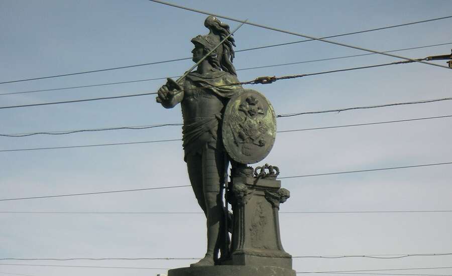 A statue of Alexander Suvorov, S Petersburg